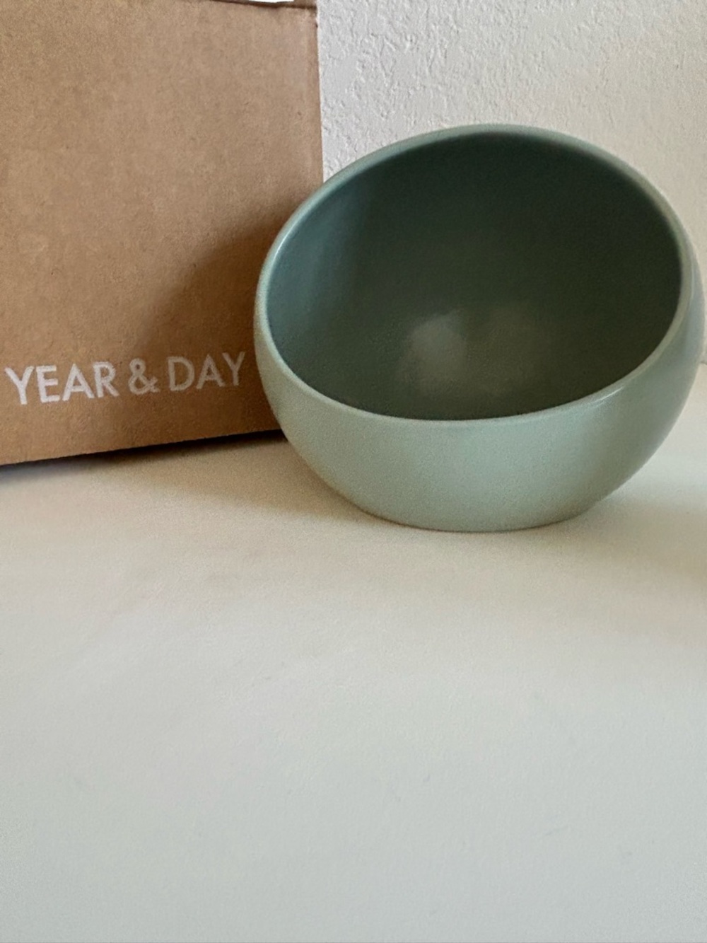 Salt Cellar Sage Green Year & Day NEW